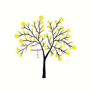 Tree and Shoes Sticker -  Sewol Ferry